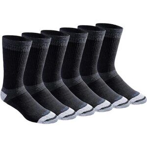 mens dri tech socks moisture control max cushion crew socks 6 12 pairs